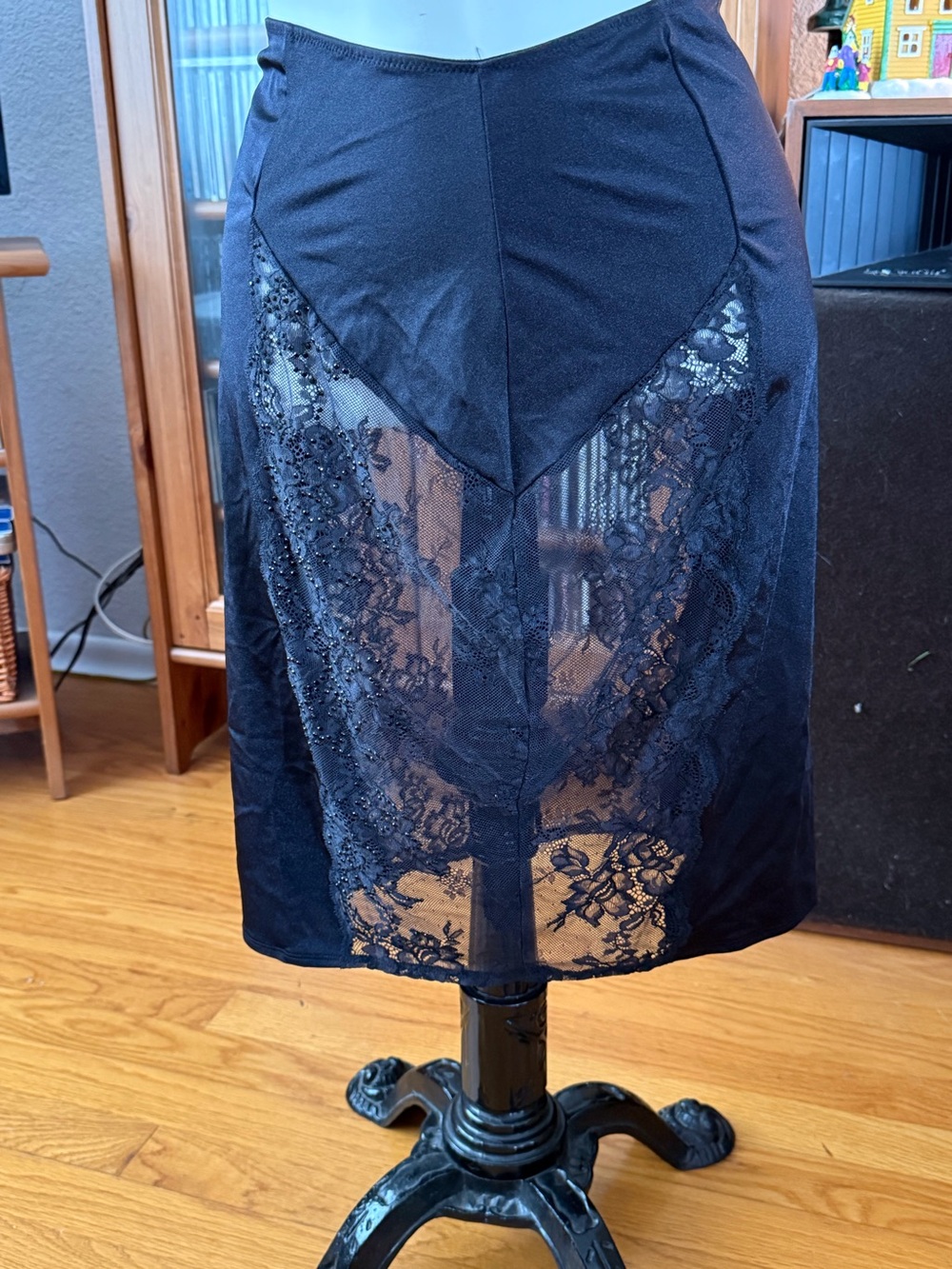 Vintage Sexy sparkle lace pencil skirt